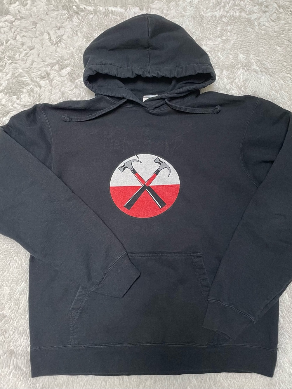 Pink Floyd "The Wall" Graphic Hooded Sweatshirt - Vintage/Retro Look